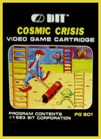 Cosmic Crisis Colecovision  box art
